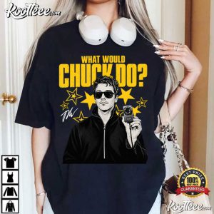 Role Model What Would Chuck Do 90s Chuck Timely And The Hourglass T Shirt (4)