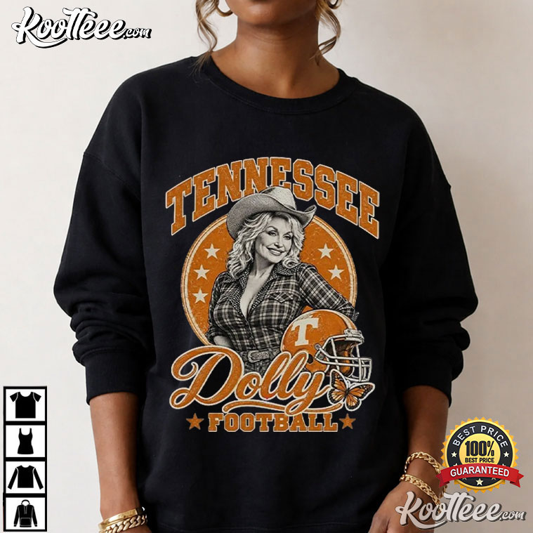 Dolly Tennessee Football Orange Vols Game Day T-Shirt Dolly Tennessee Football Orange Vols Game Day T-Shirt