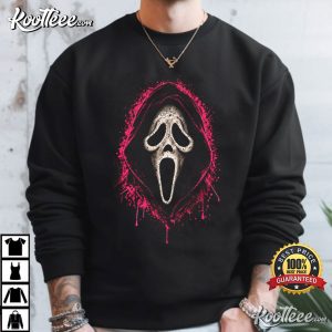 Ghostface Halloween Horror Gothic Pink Skull Graphic T-Shirt Ghostface Halloween Horror Gothic Pink Skull Graphic T Shirt (2)