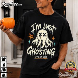 Ghosting Everyone Funny Ghost Halloween Spooky T Shirt (4)