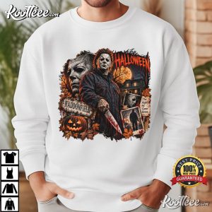 Slasher Movie Vintage Halloween Horror Spooky Season T-Shirt Slasher Movie Vintage Halloween Horror Spooky Season T Shirt (1)