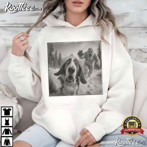 Basset Hound Bigfoot Yeti Snow Basset Meme T-Shirt Basset Hound Bigfoot Yeti Snow Basset Meme T Shirt (4)