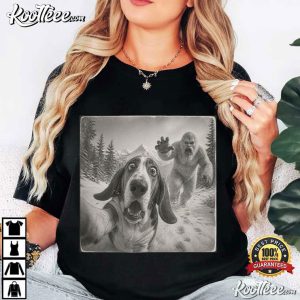 Basset Hound Bigfoot Yeti Snow Basset Meme T-Shirt Basset Hound Bigfoot Yeti Snow Basset Meme T Shirt (2)