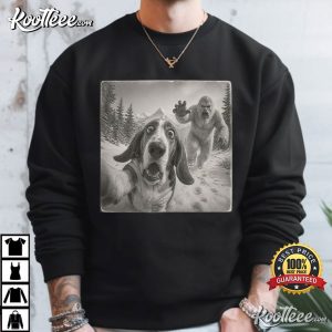 Basset Hound Bigfoot Yeti Snow Basset Meme T-Shirt Basset Hound Bigfoot Yeti Snow Basset Meme T Shirt (3)