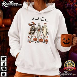 Halloween Skeleton Pumpkin Ghost Spooky Fall T-Shirt Halloween Skeleton Pumpkin Ghost Spooky Fall T Shirt (3)
