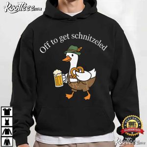 Off To Get Schnitzeled Funny Oktoberfest Goose Beer T Shirt (3)