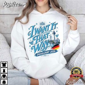 Backstreet Boy I Want It That Way Dusseldorf 2026 Concert T-Shirt Backstreet Boy I Want It That Way Dusseldorf 2026 Concert T Shirt (1)