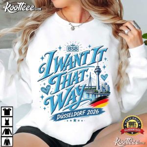 Backstreet Boy I Want It That Way Dusseldorf 2026 Concert T-Shirt Backstreet Boy I Want It That Way Dusseldorf 2026 Concert T Shirt (3)