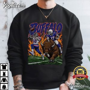 Buffalo Football Skull Vintage Game Day Fan T-Shirt Buffalo Football Skull Vintage Game Day Fan T Shirt (4)
