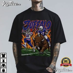 Buffalo Football Skull Vintage Game Day Fan T-Shirt Buffalo Football Skull Vintage Game Day Fan T Shirt (2)
