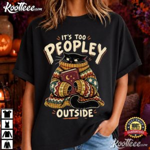 Indoor Cat Introvert Funny Cat Lover Cosy Autumn Kitten T Shirt (3)