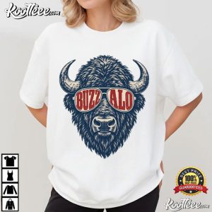 Buffalo Football Retro Sports Mascot T Shirt (2)