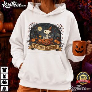 Tis The Season Snoopy Halloween Pumpkin Patch T-Shirt Tis The Season Snoopy Halloween Pumpkin Patch T Shirt (4)