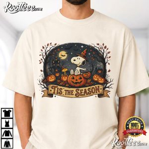 Tis The Season Snoopy Halloween Pumpkin Patch T-Shirt Tis The Season Snoopy Halloween Pumpkin Patch T Shirt (2)