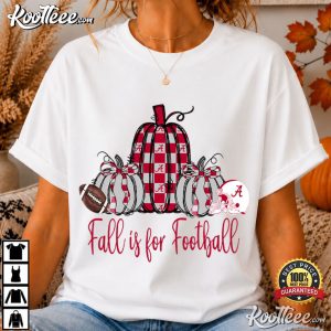 Fall Is For Football Alabama Game Day Pumpkin Season T Shirt (1)