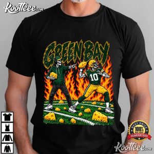Green Bay Football Skull Vintage Jordan Love Game Day T-Shirt Green Bay Football Skull Vintage Jordan Love Game Day T Shirt (2)