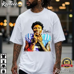 Kewan Lacy Funny Face Missouri Football College Graphic T Shirt (1)