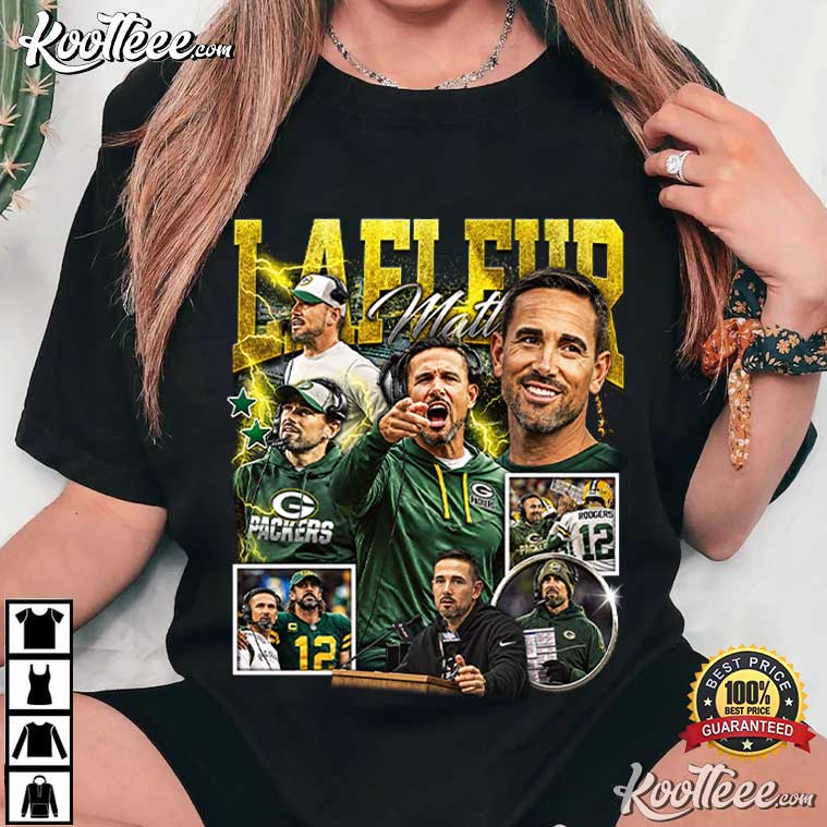 Matt Lafleur Green Bay Football 90s Vintage T-Shirt Matt Lafleur Green Bay Football 90s Vintage T-Shirt