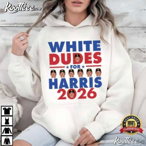 White Dudes For Harris 2026 Dustin Alexander Harris Baseball T Shirt (4)
