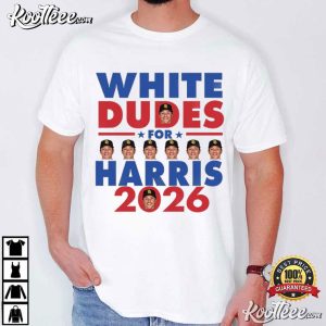 White Dudes For Harris 2026 Dustin Alexander Harris Baseball T Shirt (1)