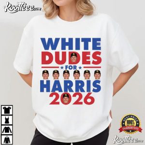 White Dudes For Harris 2026 Dustin Alexander Harris Baseball T Shirt (2)