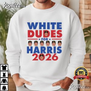 White Dudes For Harris 2026 Dustin Alexander Harris Baseball T Shirt (3)