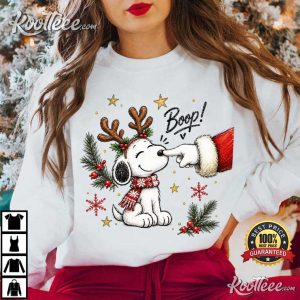 Snoopy Dog Santa Christmas Boop Holiday Festive T Shirt (4)