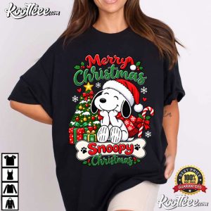 Snoopy Christmas Merry Christmas Fall Holiday T Shirt (4)