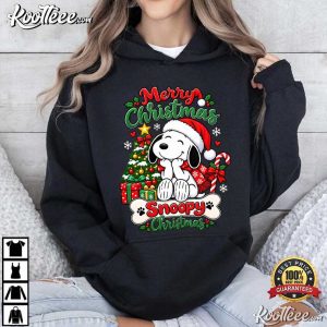 Snoopy Christmas Merry Christmas Fall Holiday T Shirt (2)
