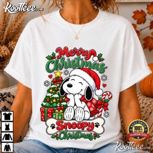 Snoopy Christmas Merry Christmas Fall Holiday T Shirt (3)