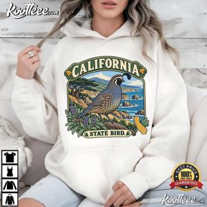 California Quail State Bird Vintage Art Souvenir T-Shirt California Quail State Bird Vintage Art Souvenir T Shirt (4)
