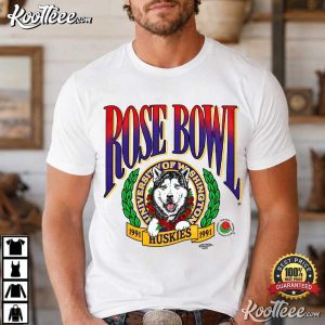 Rose Bowl 1991 Huskies Vintage University Of Washington Football T Shirt (3)