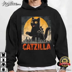Catzilla Giant Cat Kaiju Funny Retro Monster T-Shirt Catzilla Giant Cat Kaiju Funny Retro Monster T Shirt (4)