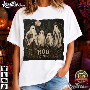 Cryptid Boo Crew Halloween Bigfoot Mothman Chupacabra Ghost T-Shirt
