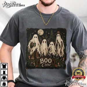 Cryptid Boo Crew Halloween Bigfoot Mothman Chupacabra Ghost T-Shirt Cryptid Boo Crew Halloween Bigfoot Mothman Chupacabra Ghost T Shirt (1)