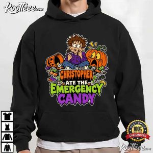 Emergency Candy Halloween Candy Custom Name Spooky Treat Top T-Shirt Emergency Candy Halloween Candy Custom Name Spooky Treat Top T Shirt (4)