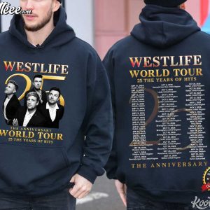 Westlife 25th Anniversary Tour 2026 Concert Boyband T-Shirt Westlife 25th Anniversary Tour 2026 Concert Boyband T Shirt (2)