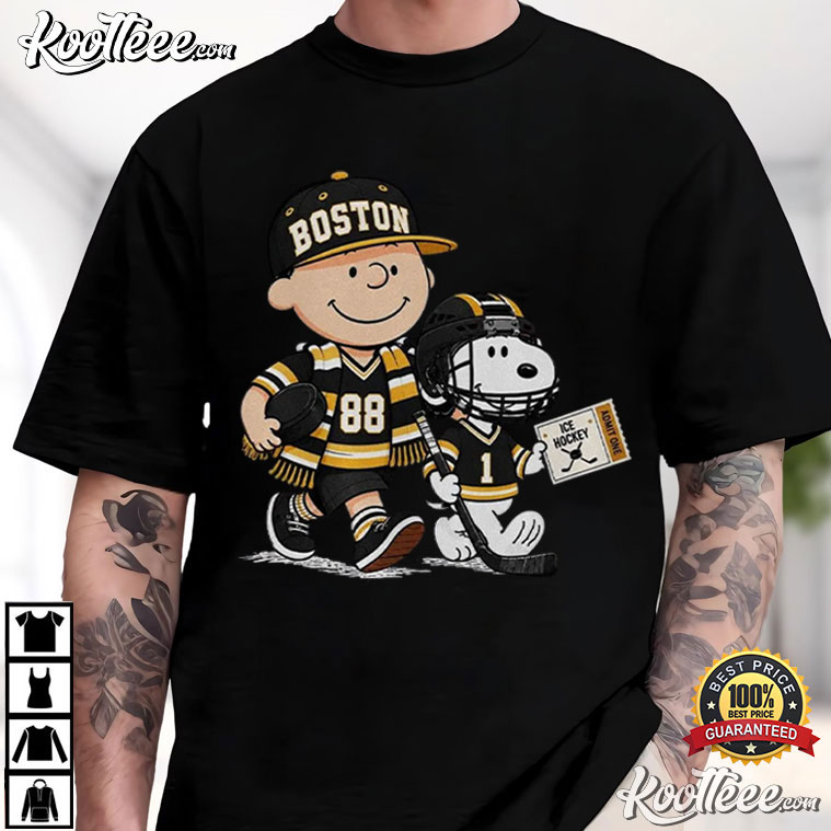 Boston Bruins Cute Cartoon Hockey Vintage Game Day T-Shirt Boston Bruins Cute Cartoon Hockey Vintage Game Day T-Shirt
