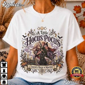 Hocus Pocus Sanderson Sisters Cute Salem Magic Witch Top Halloween T Shirt (1)