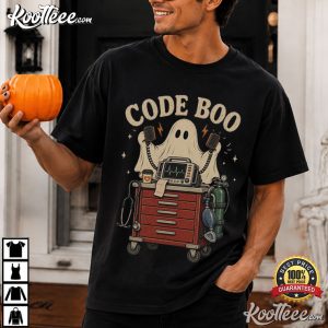 Code Boo Respiratory Funny Halloween Nurse Spooky T-Shirt Code Boo Respiratory Funny Halloween Nurse Spooky T Shirt (2)