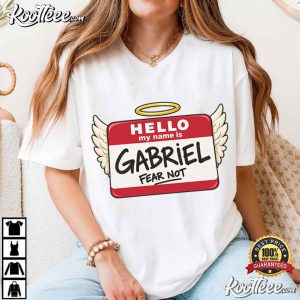Gabriel Name Tag Christian Christmas Religious Meme T Shirt (1)