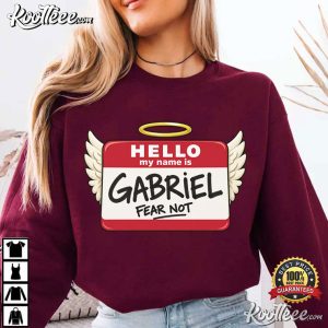 Gabriel Name Tag Christian Christmas Religious Meme T-Shirt Gabriel Name Tag Christian Christmas Religious Meme T Shirt (3)