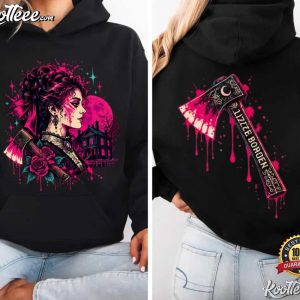 Lizzie Borden Gothic True Crime Neon Victorian Movie T Shirt (4)