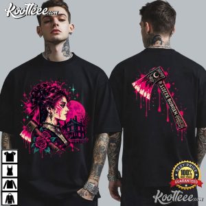 Lizzie Borden Gothic True Crime Neon Victorian Movie T Shirt (1)