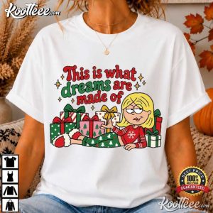 Lizzie McGuire This Is What Dreams Are Made Of Christmas Cartoon T Shirt (1)