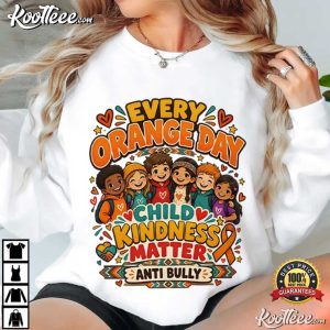 Anti Bully Every Orange Day Child Kindness Matters Kid Native T Shirt (2)