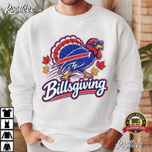 Turkey Day Billsgiving Buffalo Football Graphic Hometown Sports T Shirt (3)