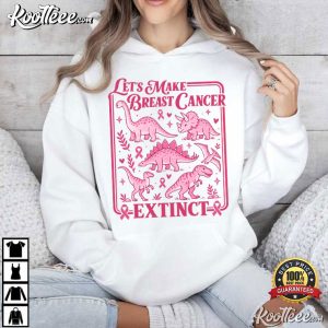 Breast Cancer Awareness Dinosaur Pink Dino Survivor Support T Shirt (3)