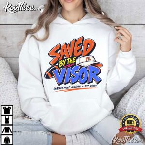 Saved By The Visor Gainesville Florida Football Fan T Shirt (4)