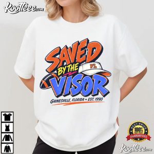 Saved By The Visor Gainesville Florida Football Fan T Shirt (3)